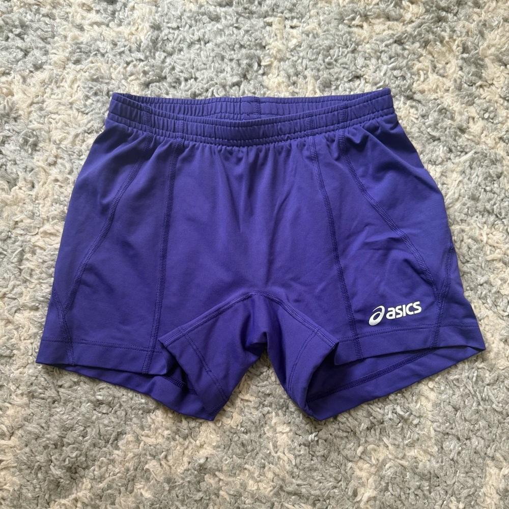 Asics Purple Athletic Spandex Shorts